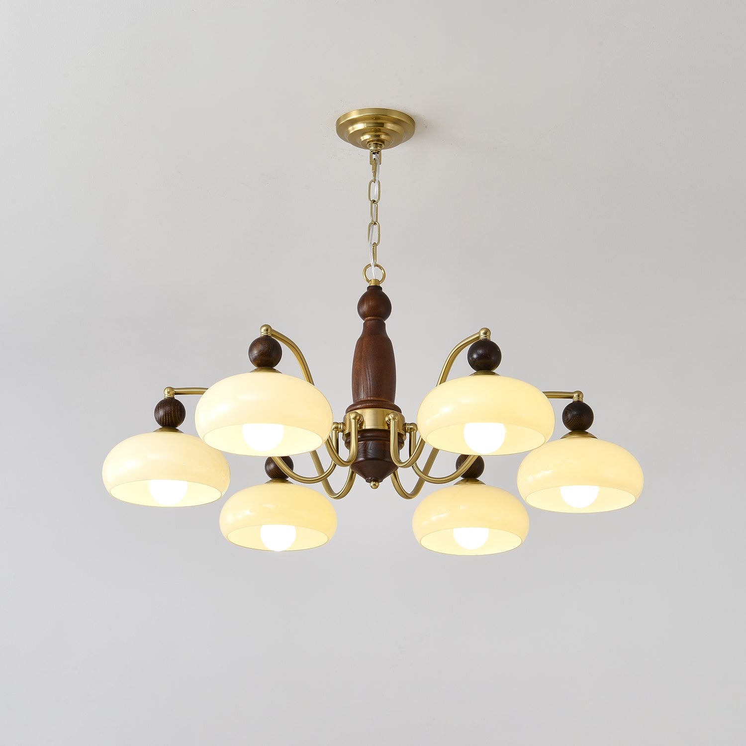 Aurora Chandelier Revival Crown Rustic-Neutral Decor