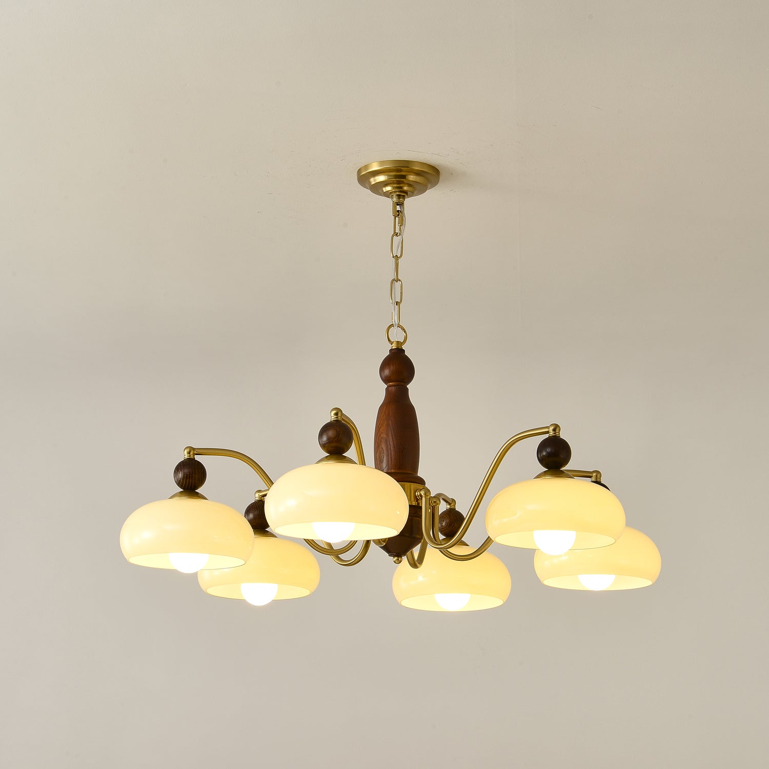 Aurora Chandelier Revival Crown Rustic-Neutral Decor