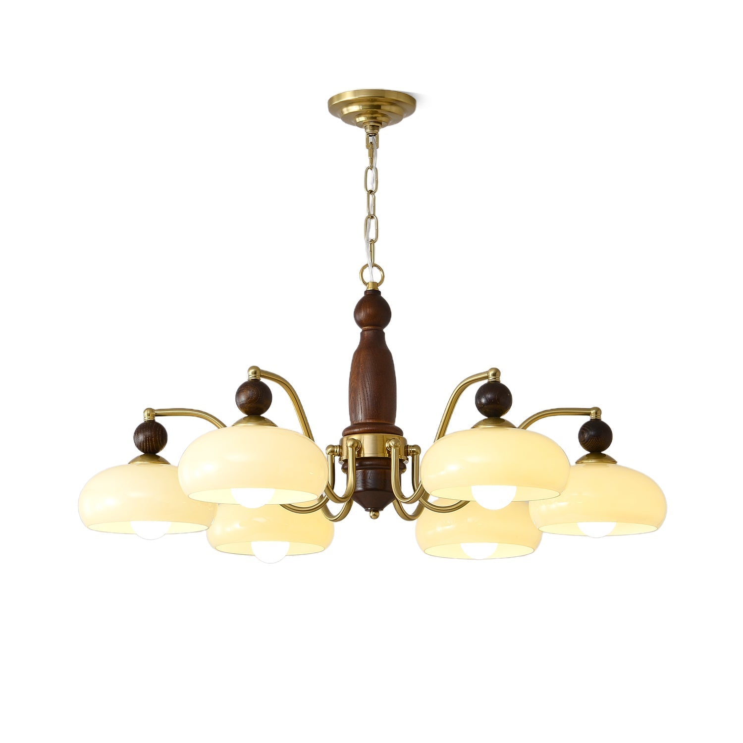 Aurora Chandelier Revival Crown Rustic-Neutral Decor