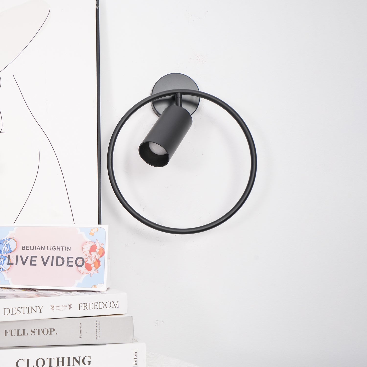 Evely Wall Lamp Modern Minimalist Metal-Neutral Decor