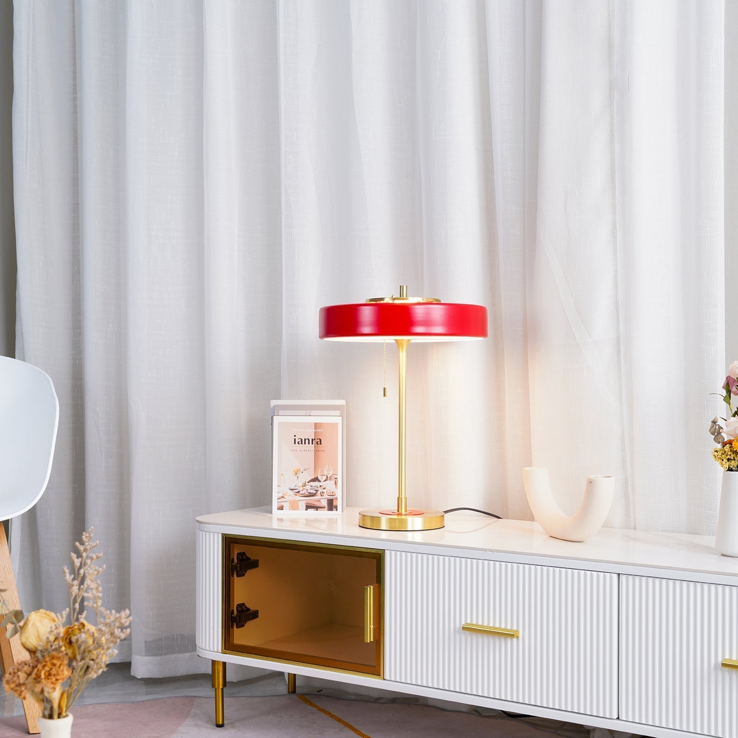 Paula Modern Table Lamp-Neutral Decor