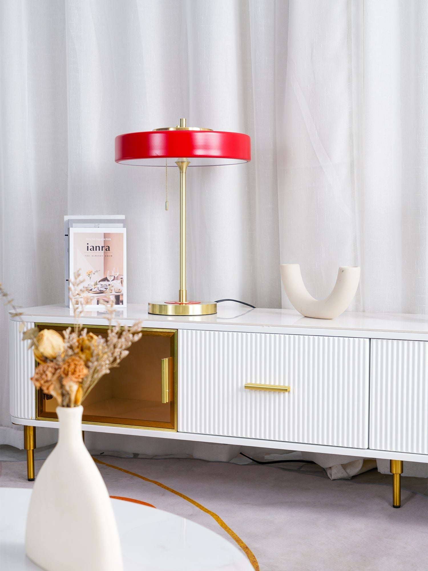 Paula Modern Table Lamp-Neutral Decor