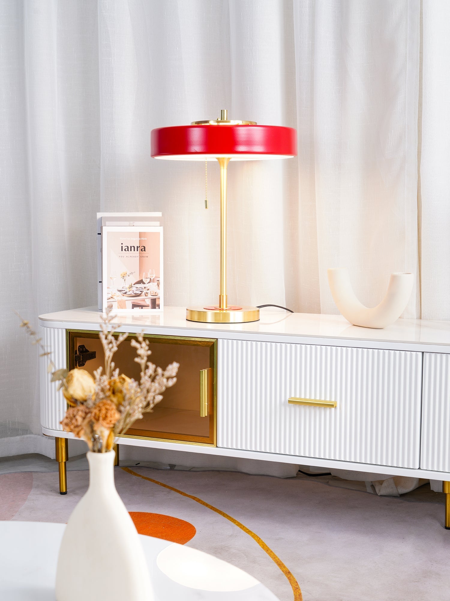 Paula Modern Table Lamp-Neutral Decor
