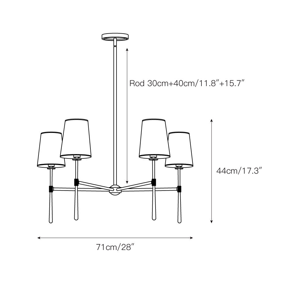 Varenne Round Chandelier