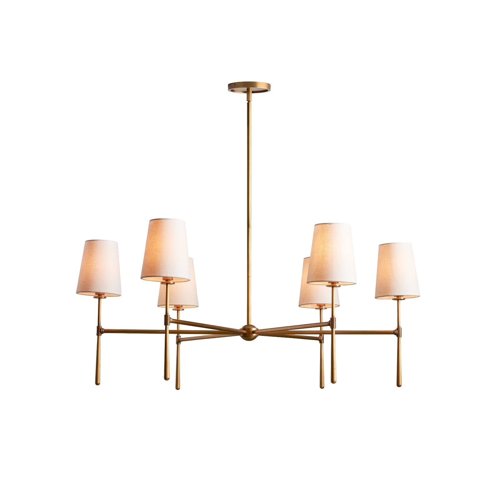 Aroa Round Chandelier-Neutral Decor