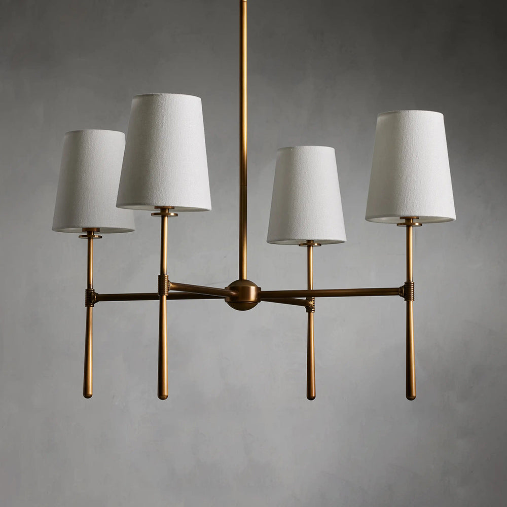 Aroa Round Chandelier-Neutral Decor