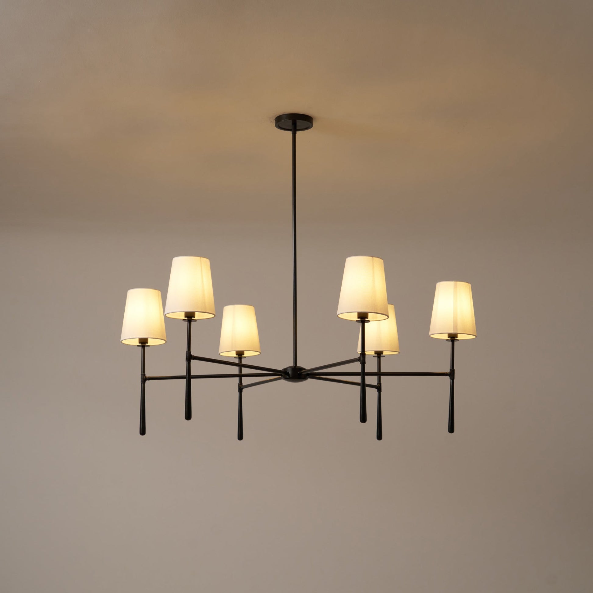 Aroa Round Chandelier-Neutral Decor