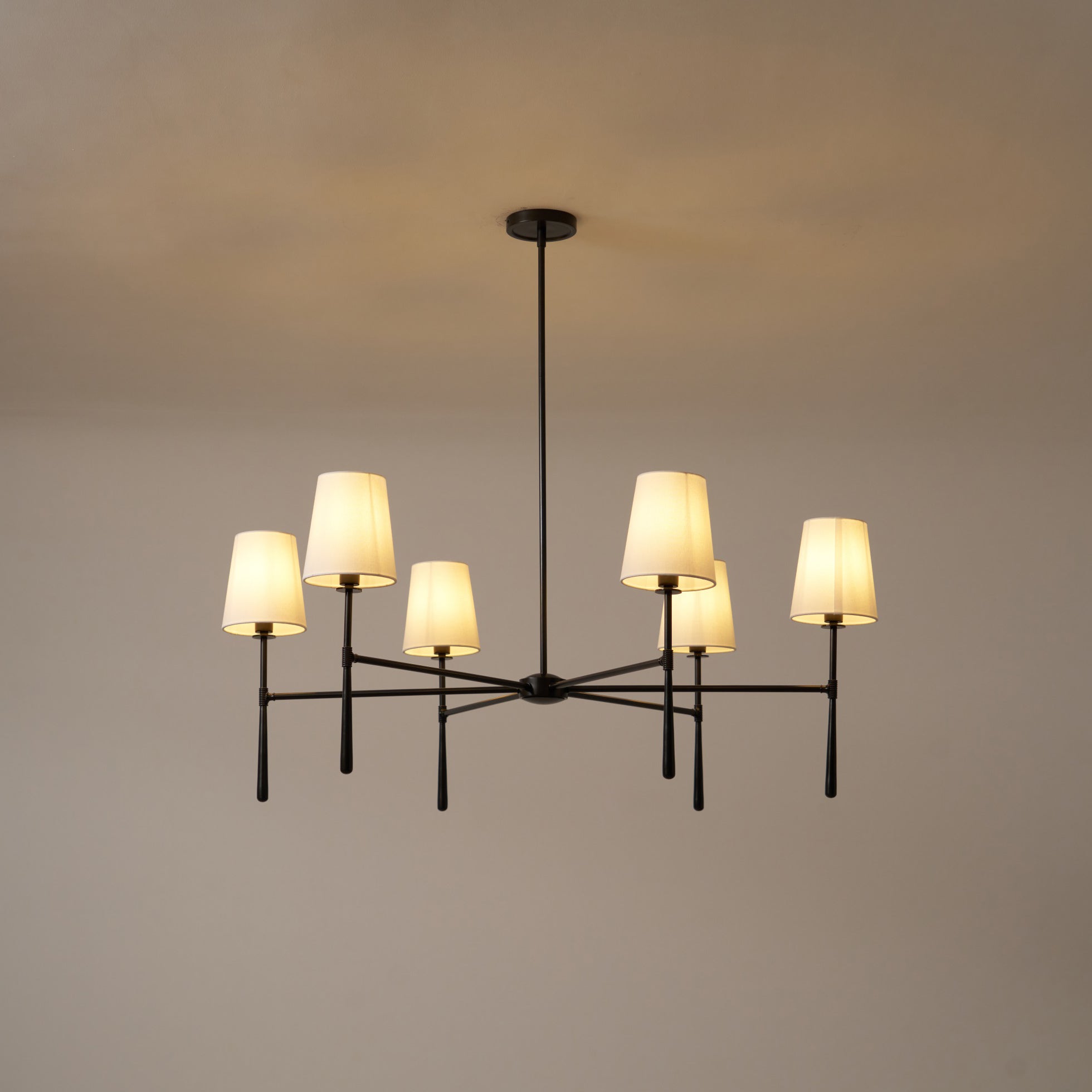 Aroa Round Chandelier-Neutral Decor