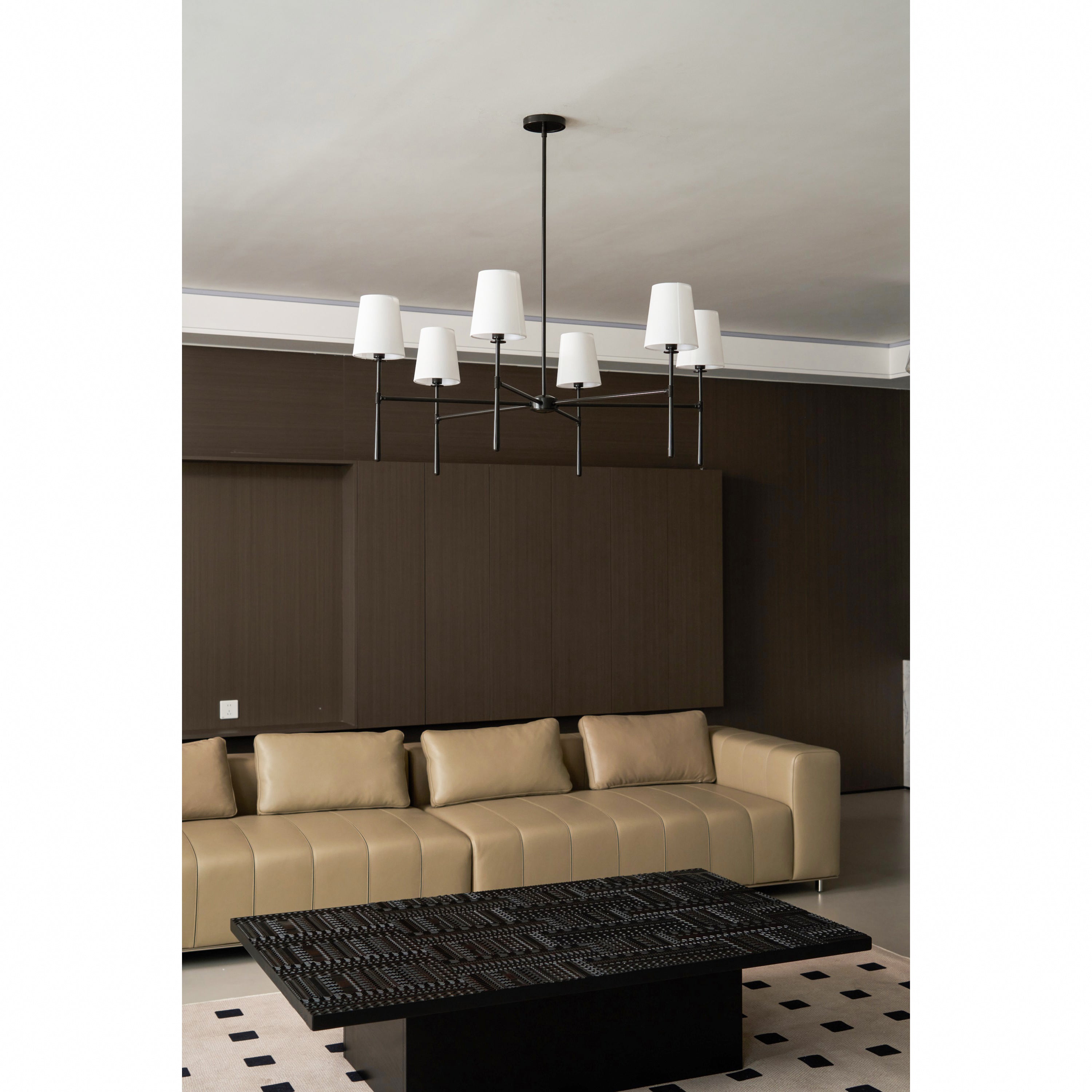 Aroa Round Chandelier-Neutral Decor