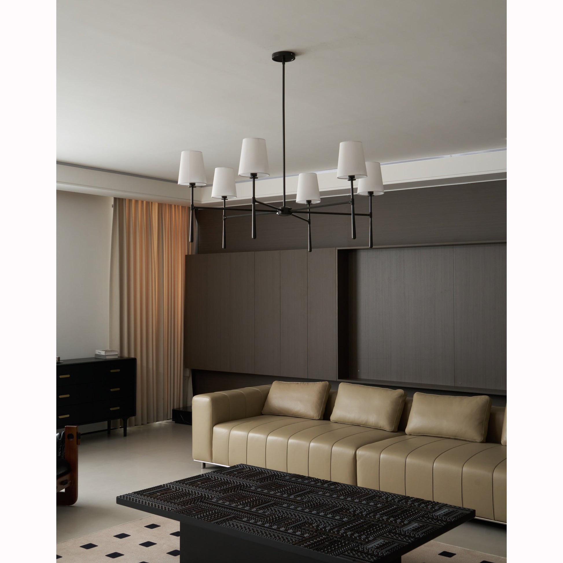 Aroa Round Chandelier-Neutral Decor
