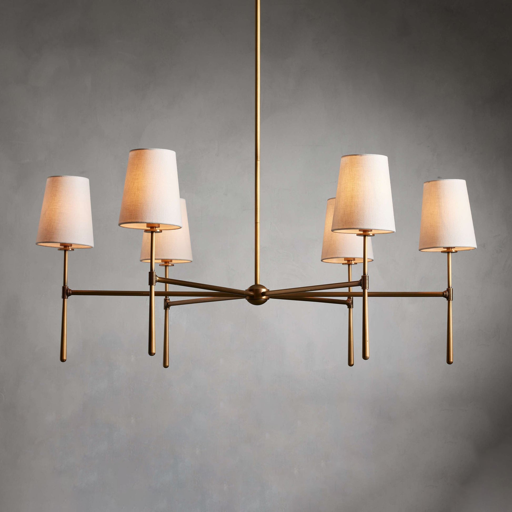 Aroa Round Chandelier-Neutral Decor