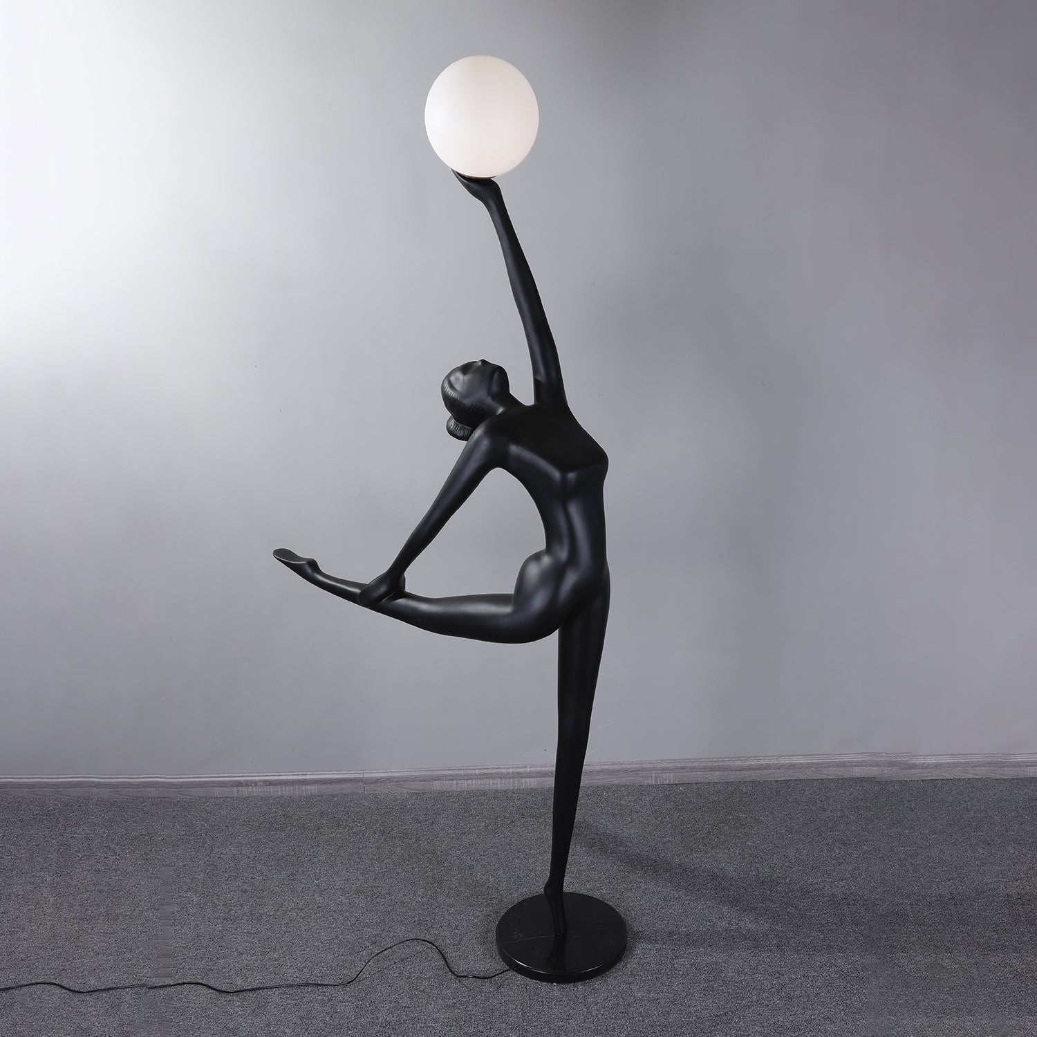 Lyrielle Ballerina Black Floor Lamp-Neutral Decor