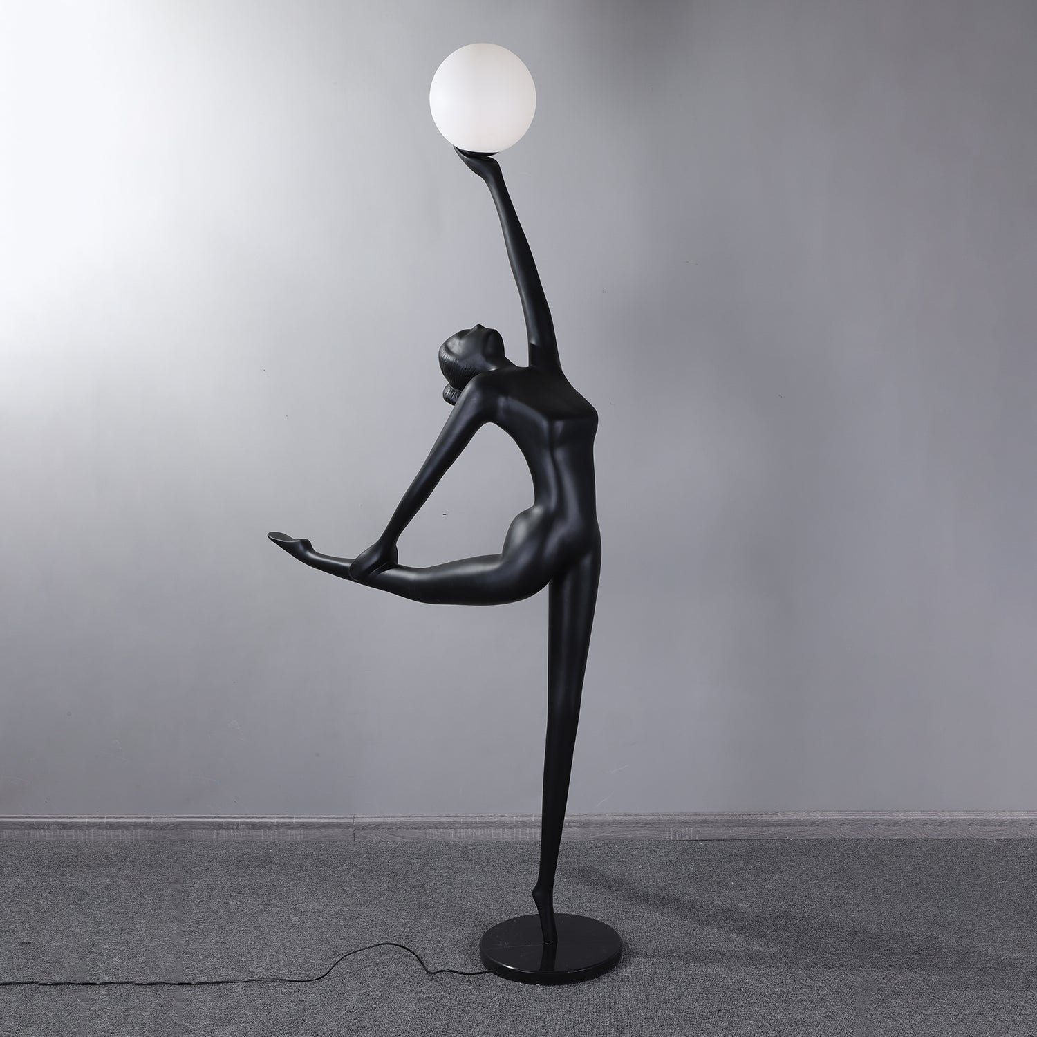 Lyrielle Ballerina Black Floor Lamp-Neutral Decor