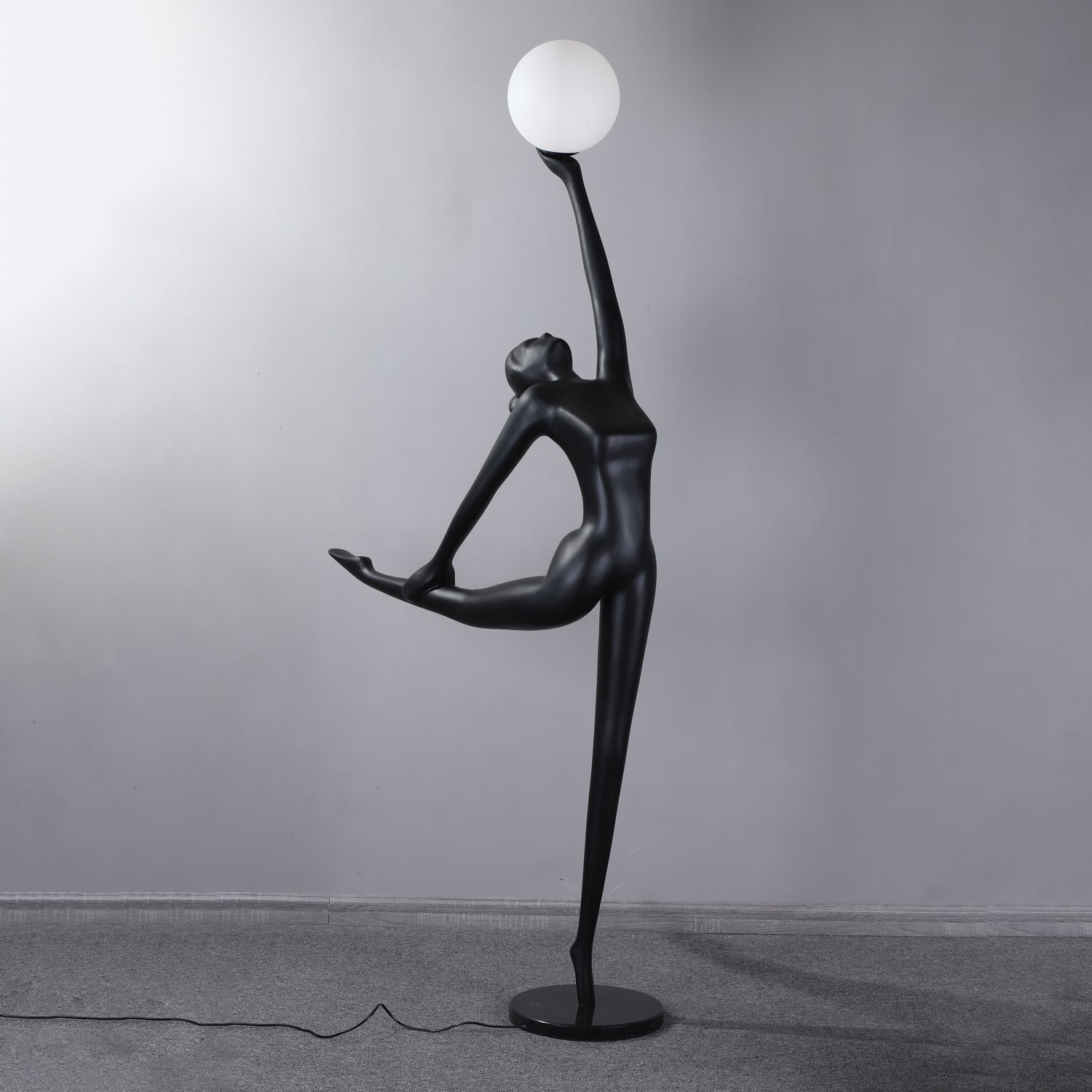 Lyrielle Ballerina Black Floor Lamp-Neutral Decor