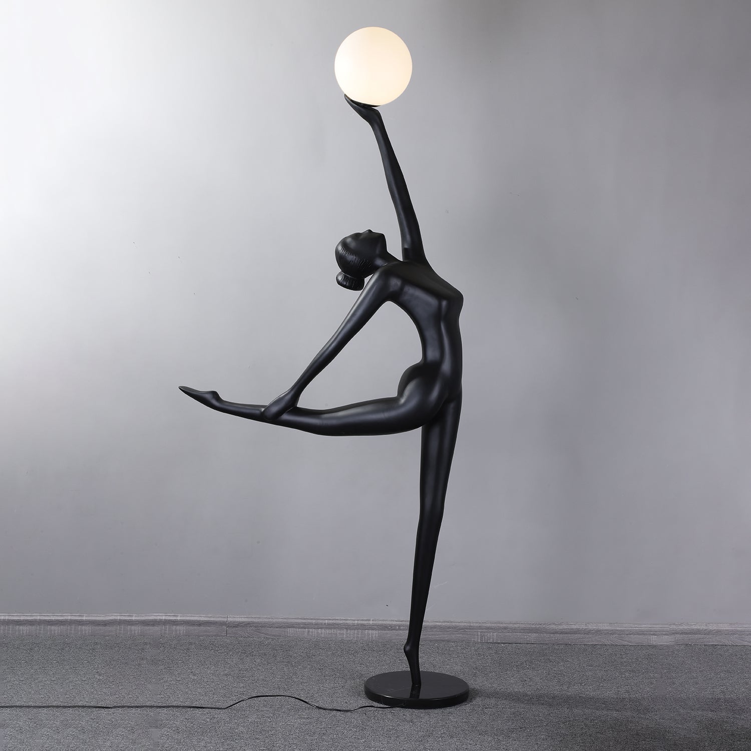Lyrielle Ballerina Black Floor Lamp-Neutral Decor