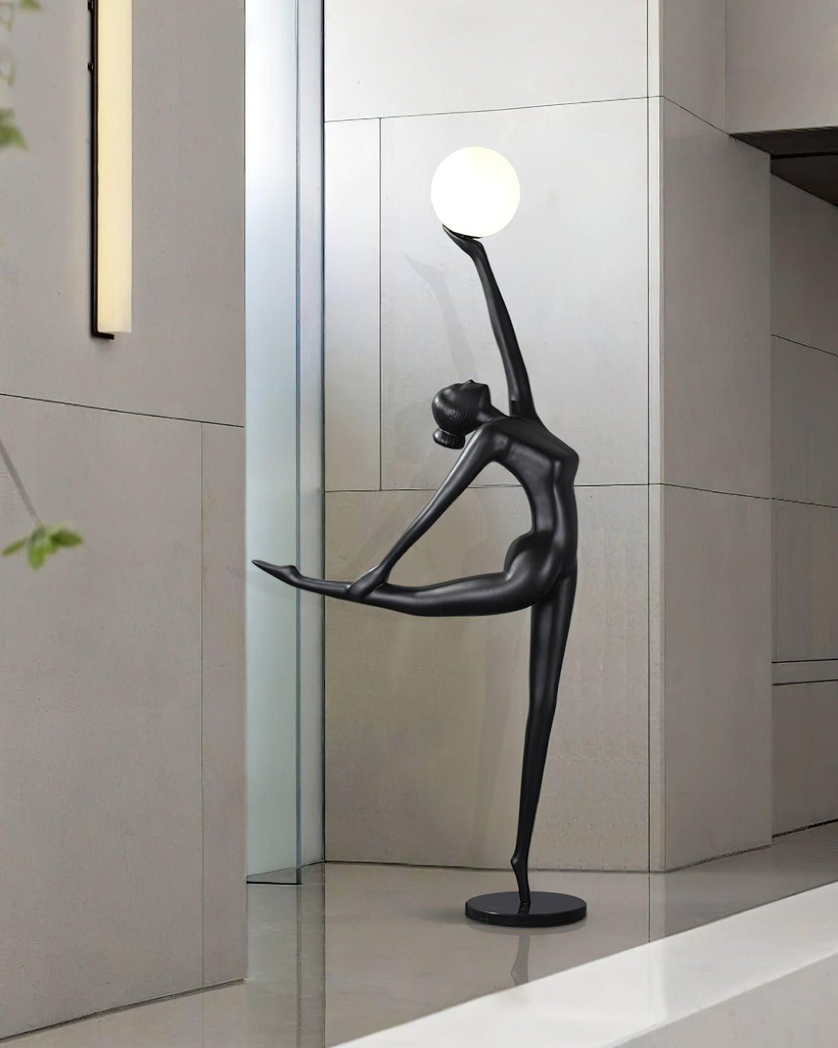 Lyrielle Ballerina Black Floor Lamp-Neutral Decor