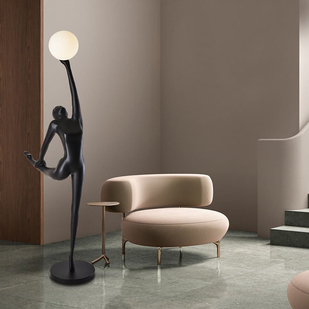 Lyrielle Ballerina Black Floor Lamp-Neutral Decor