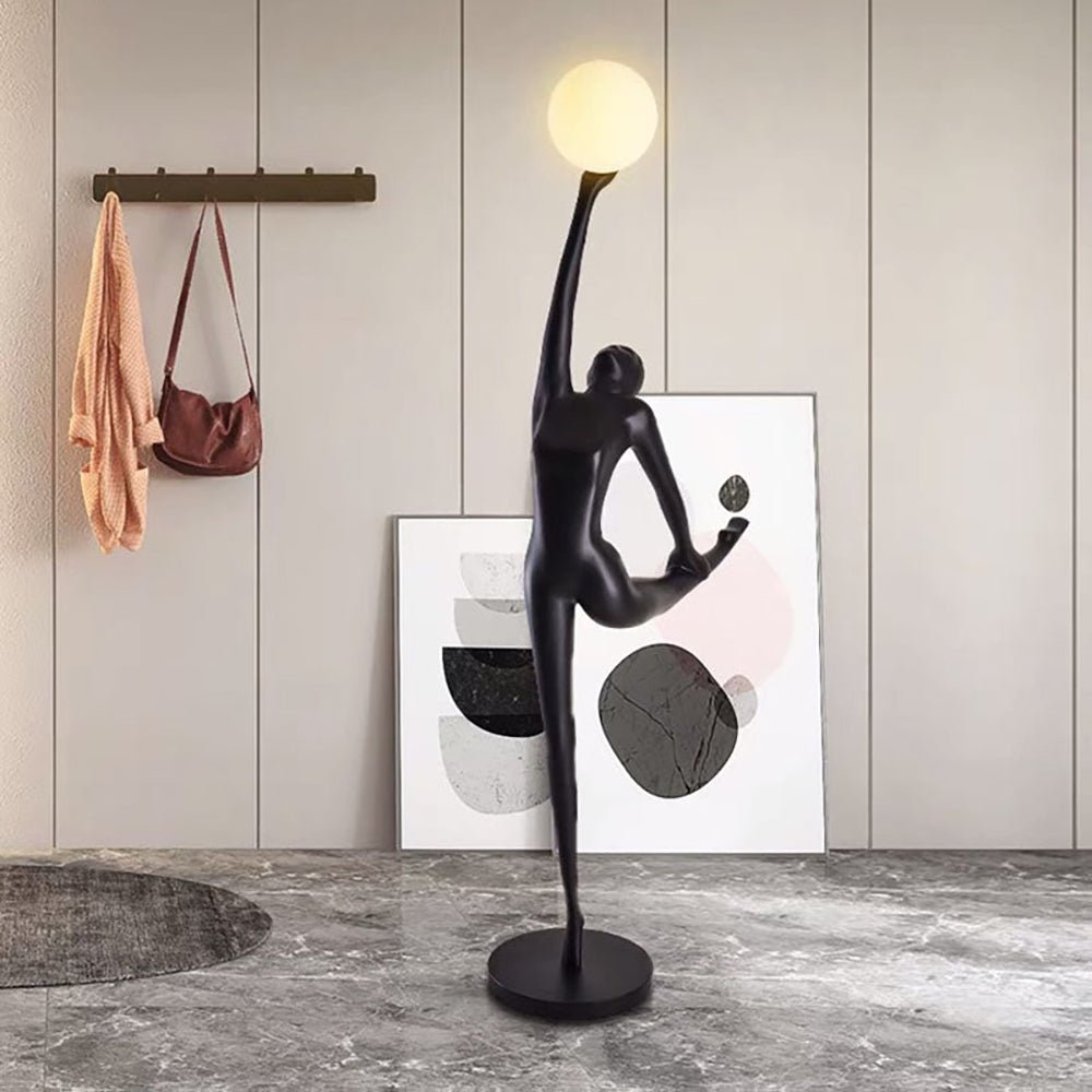 Lyrielle Ballerina Black Floor Lamp-Neutral Decor