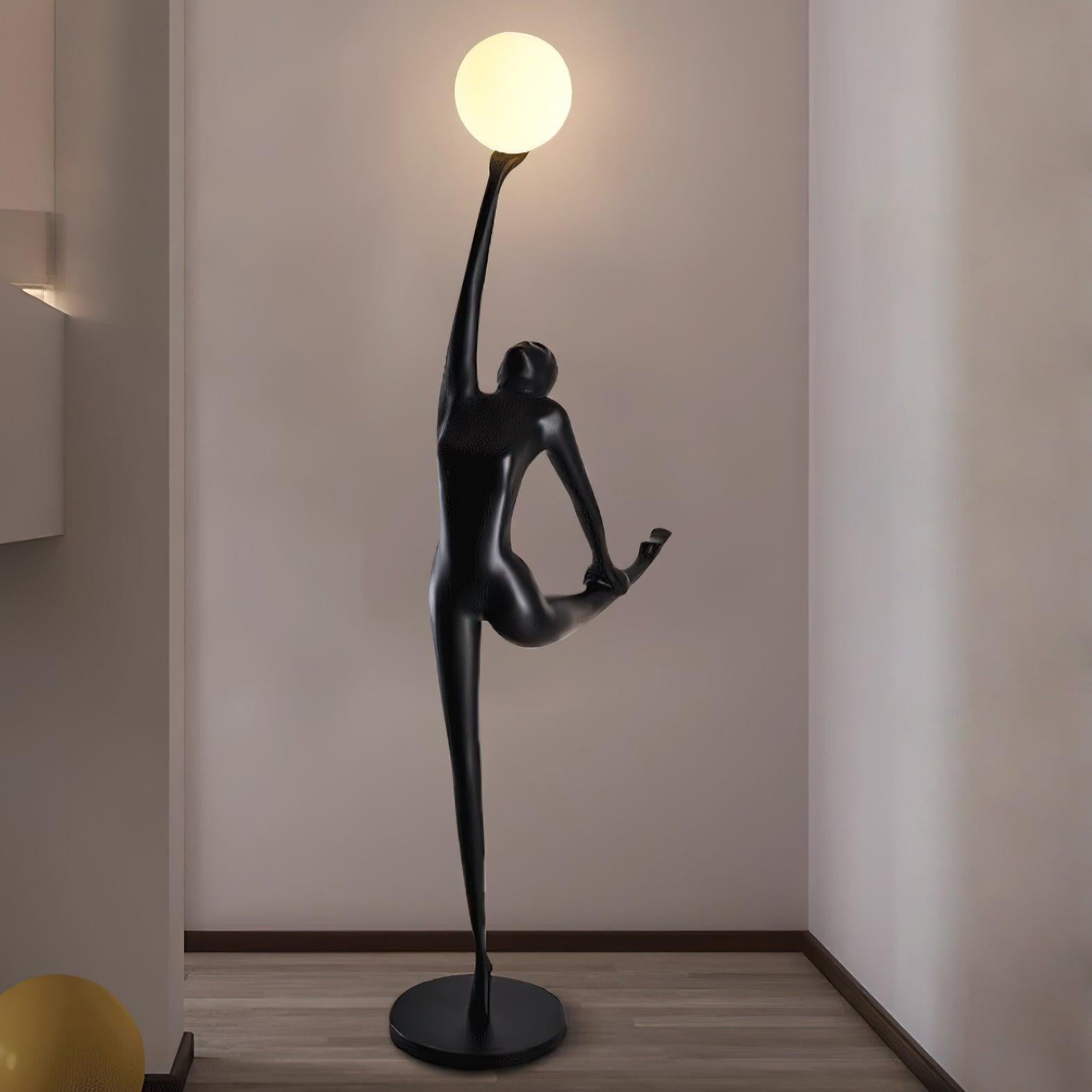 Lyrielle Ballerina Black Floor Lamp-Neutral Decor