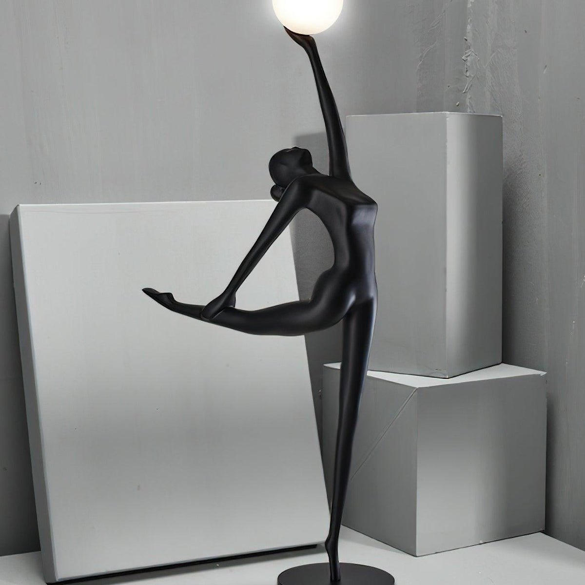 Lyrielle Ballerina Black Floor Lamp-Neutral Decor