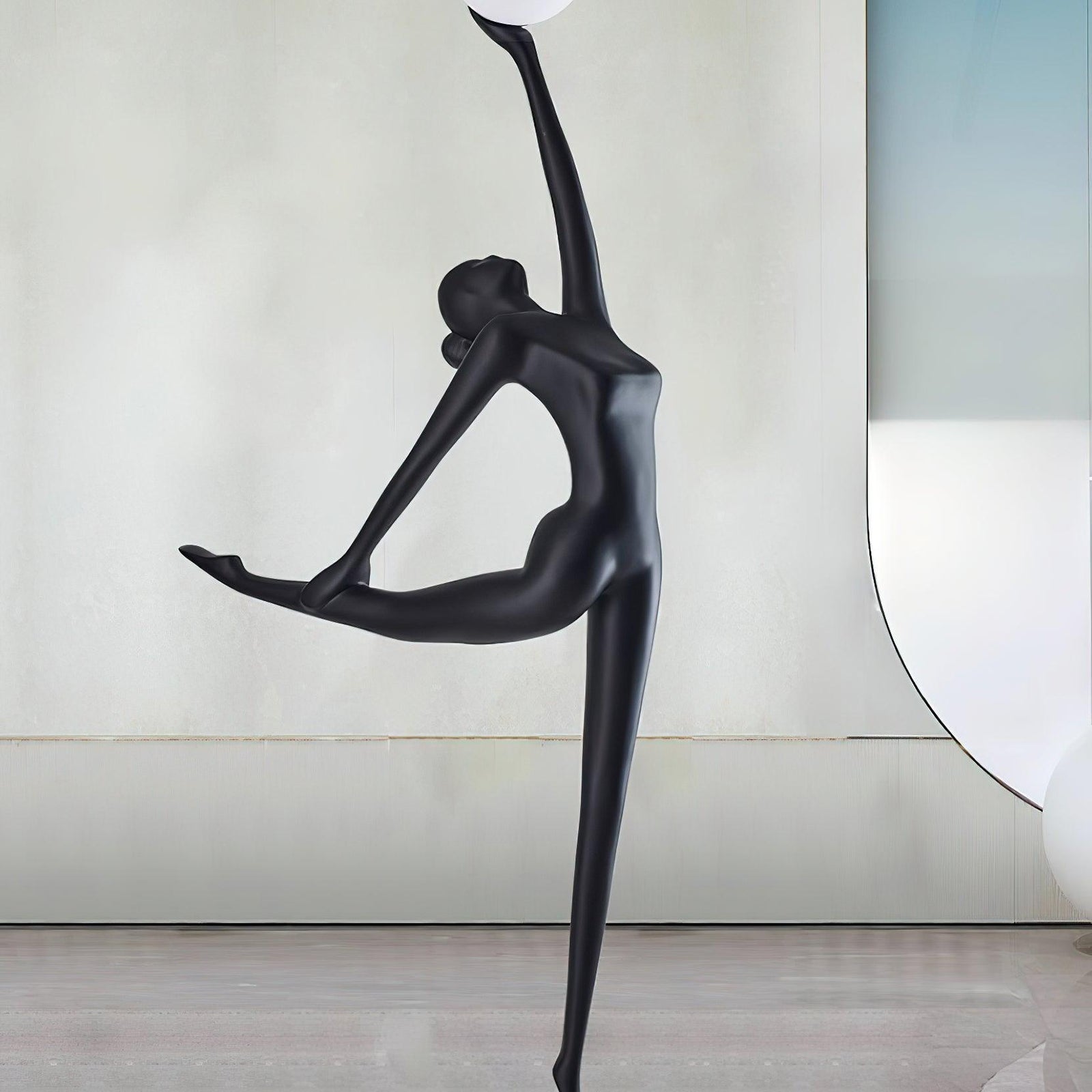 Lyrielle Ballerina Black Floor Lamp-Neutral Decor