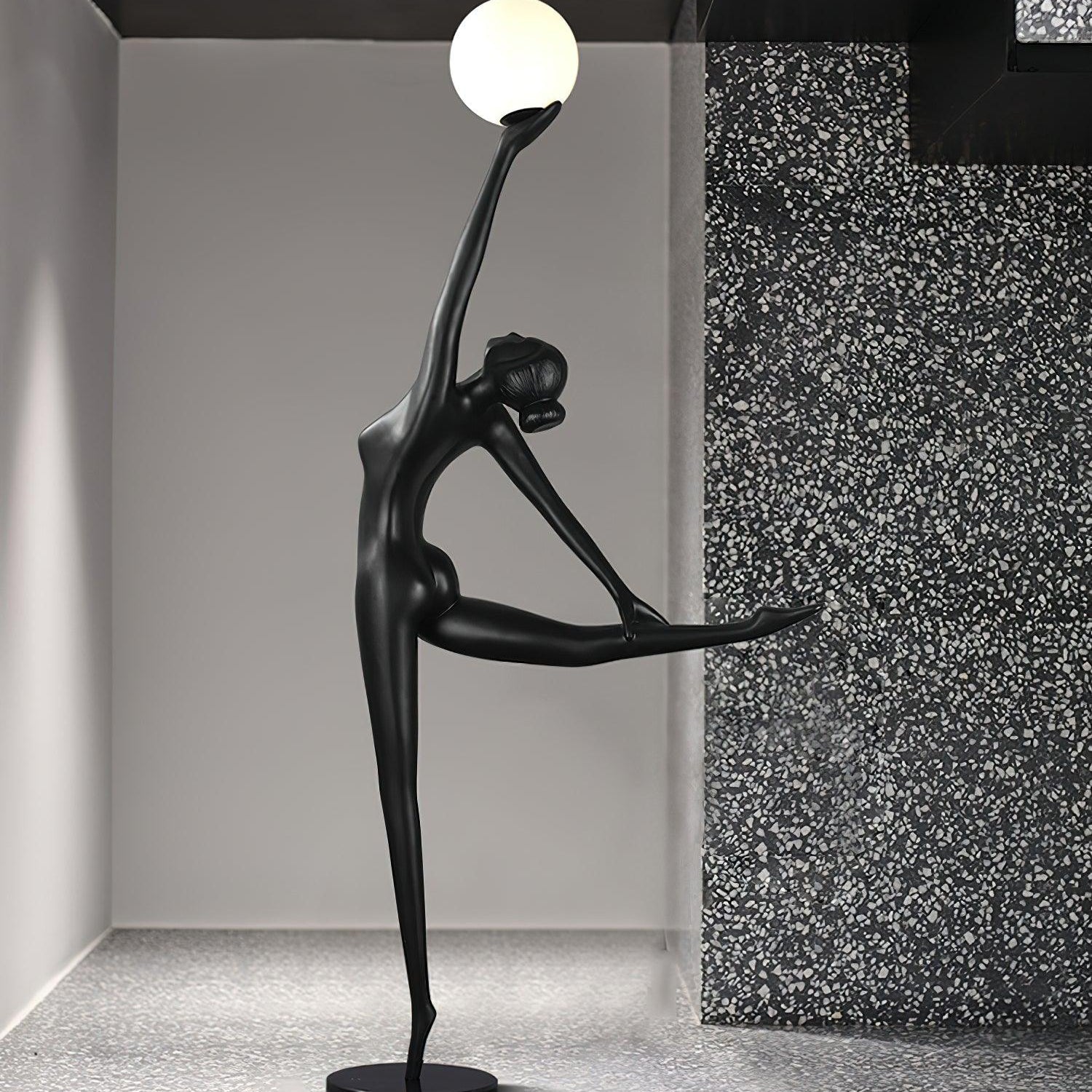 Lyrielle Ballerina Black Floor Lamp-Neutral Decor