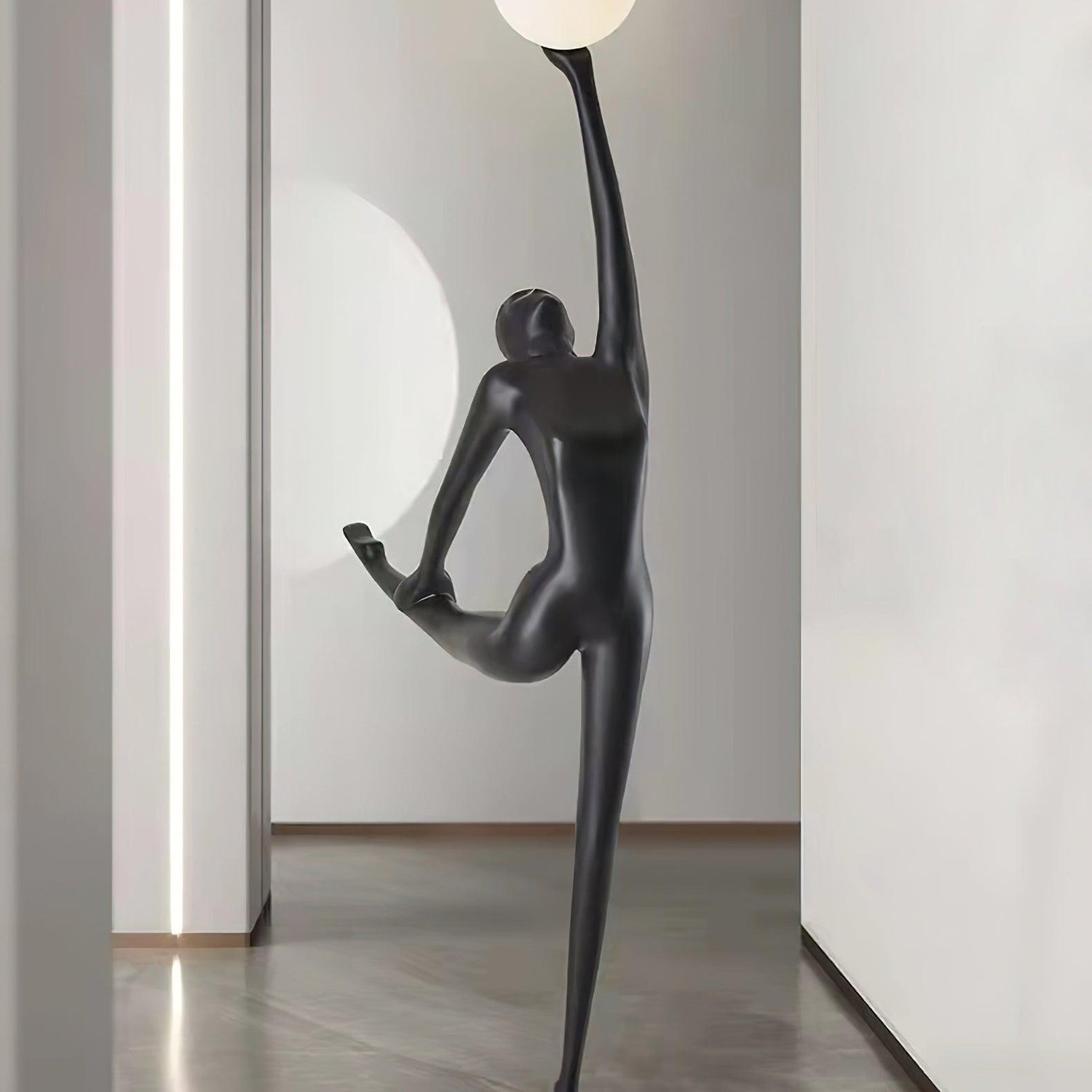 Lyrielle Ballerina Black Floor Lamp-Neutral Decor