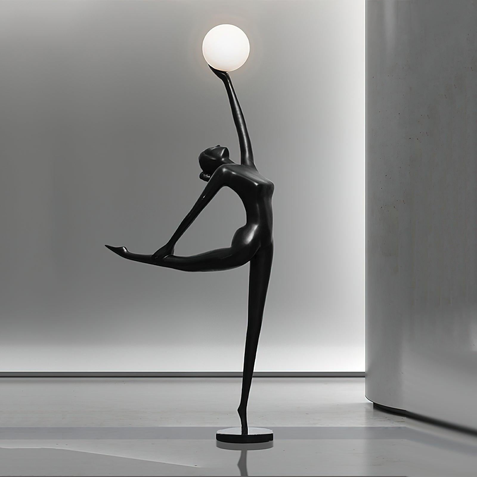 Lyrielle Ballerina Black Floor Lamp-Neutral Decor