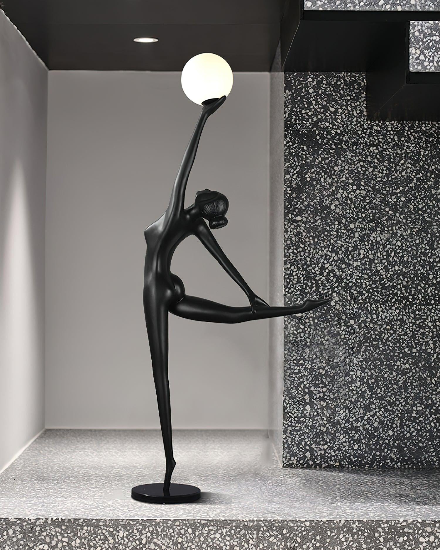 Lyrielle Ballerina Black Floor Lamp-Neutral Decor