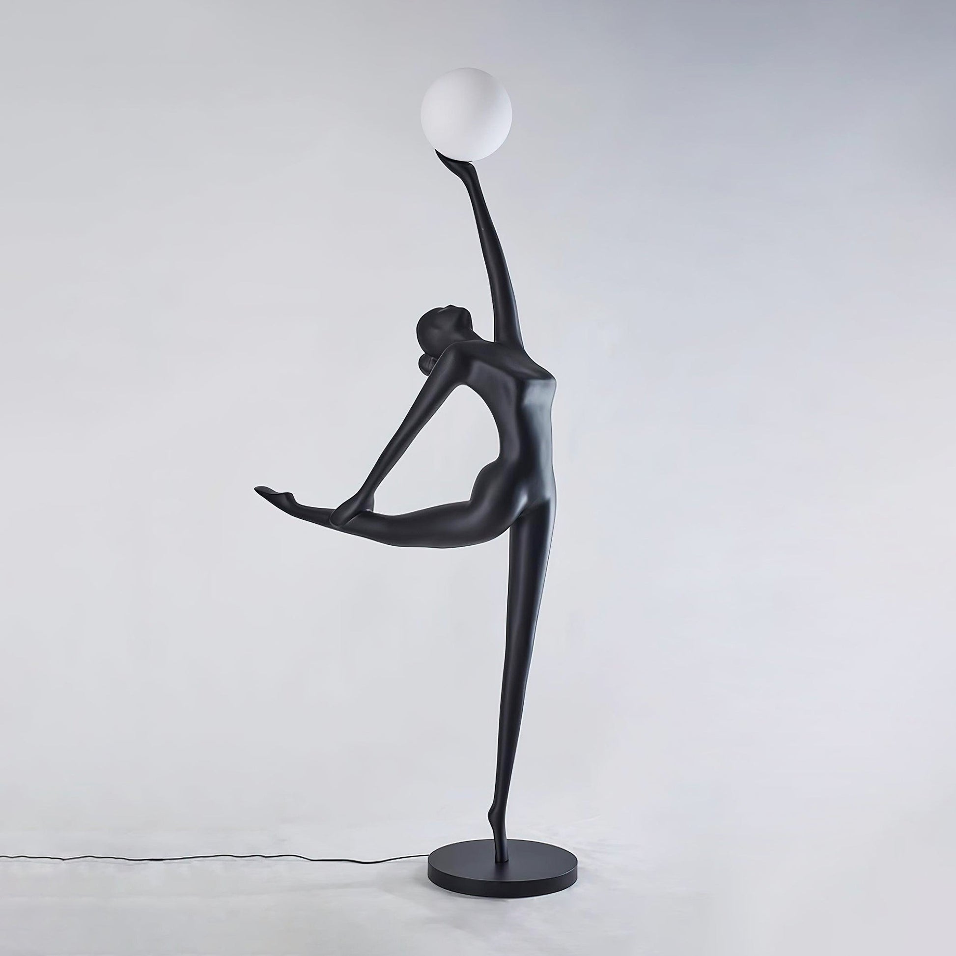 Lyrielle Ballerina Black Floor Lamp-Neutral Decor