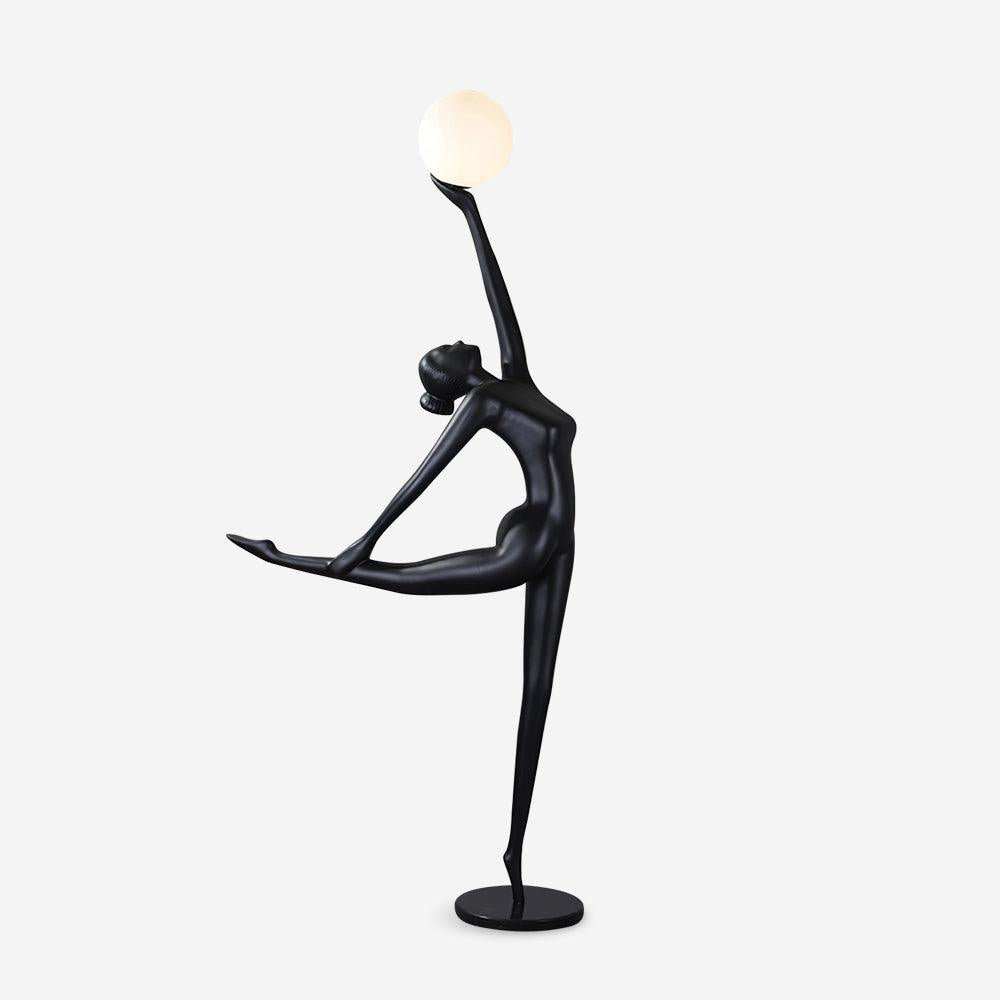 Lyrielle Ballerina Black Floor Lamp-Neutral Decor