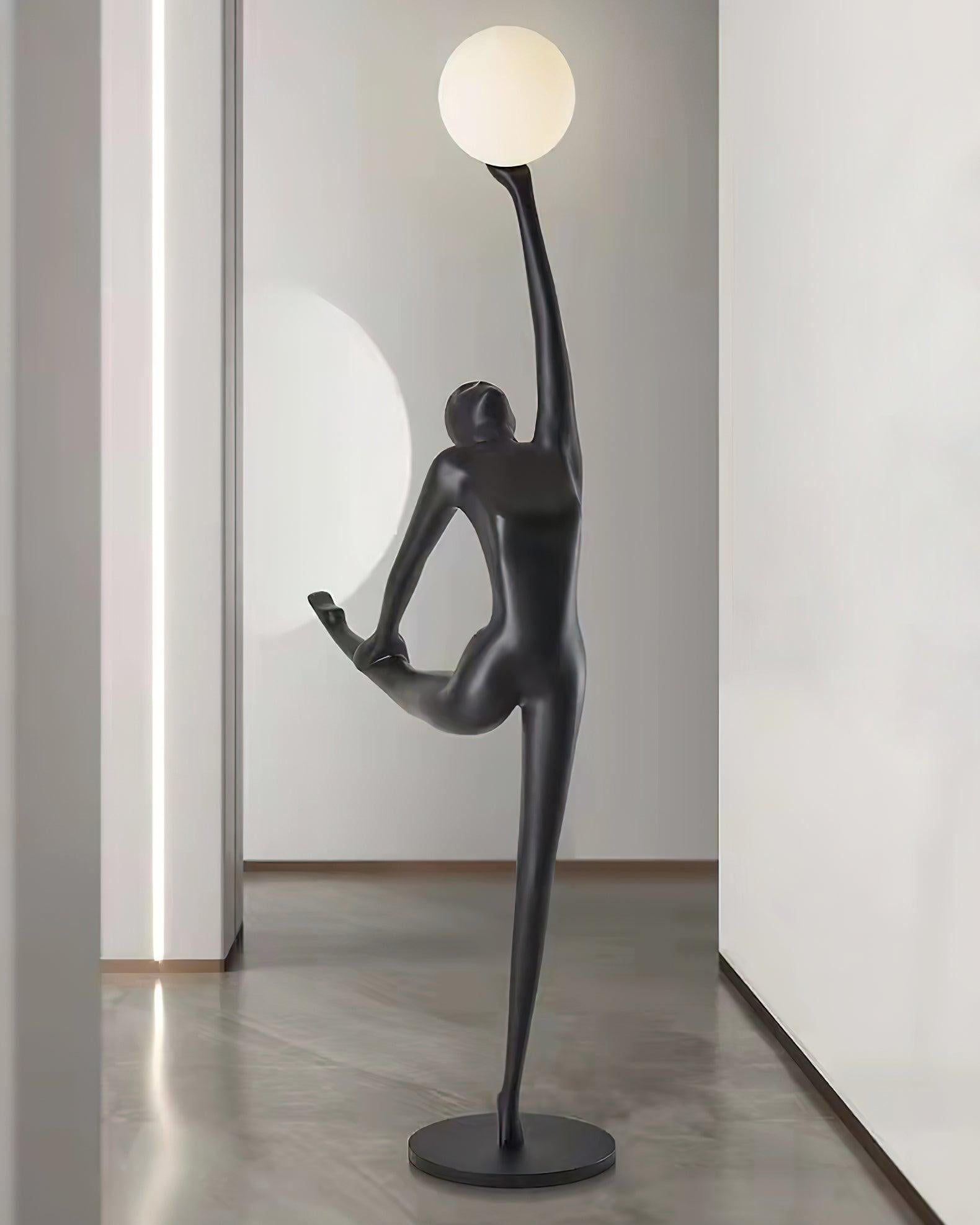 Lyrielle Ballerina Black Floor Lamp-Neutral Decor
