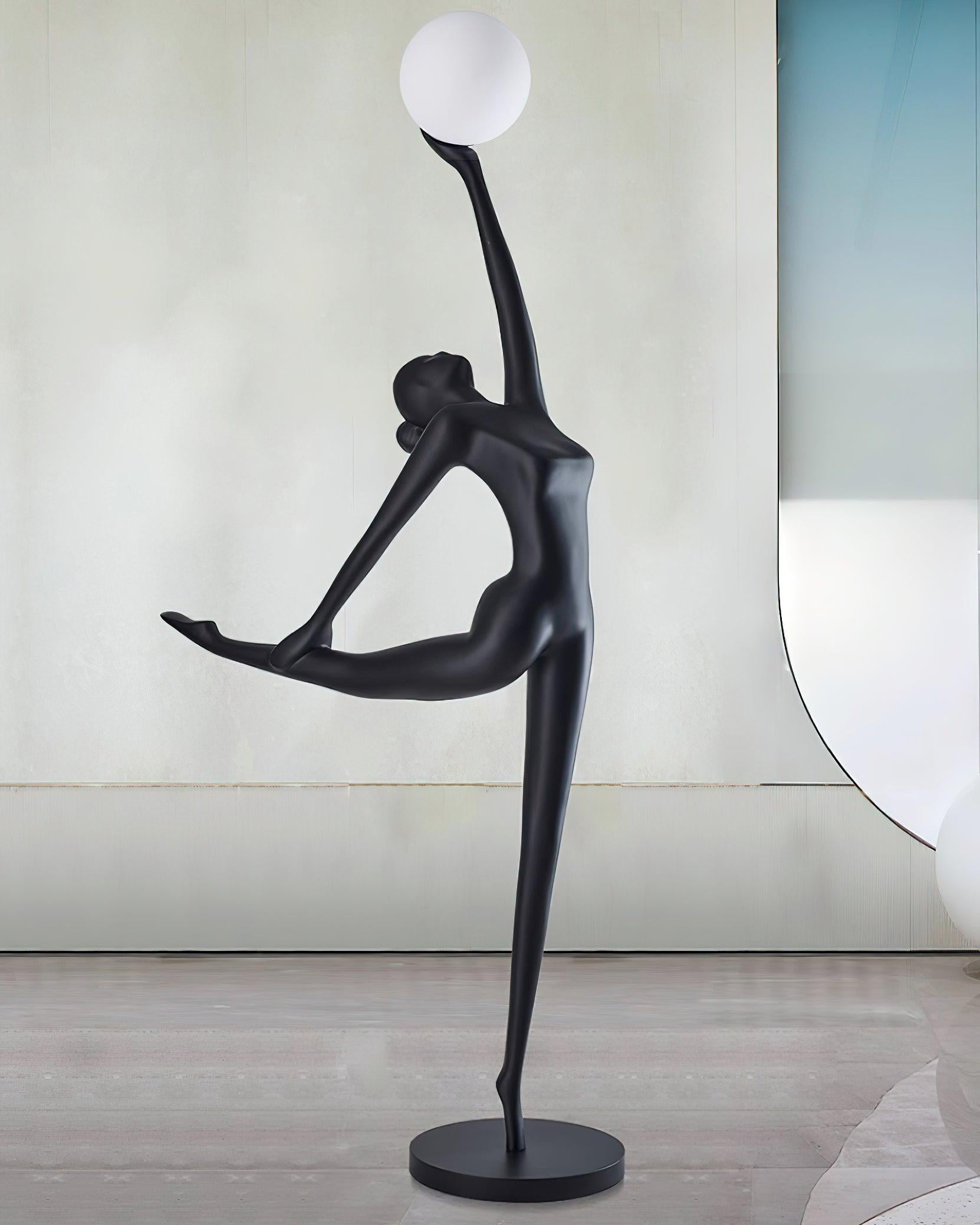 Lyrielle Ballerina Black Floor Lamp-Neutral Decor