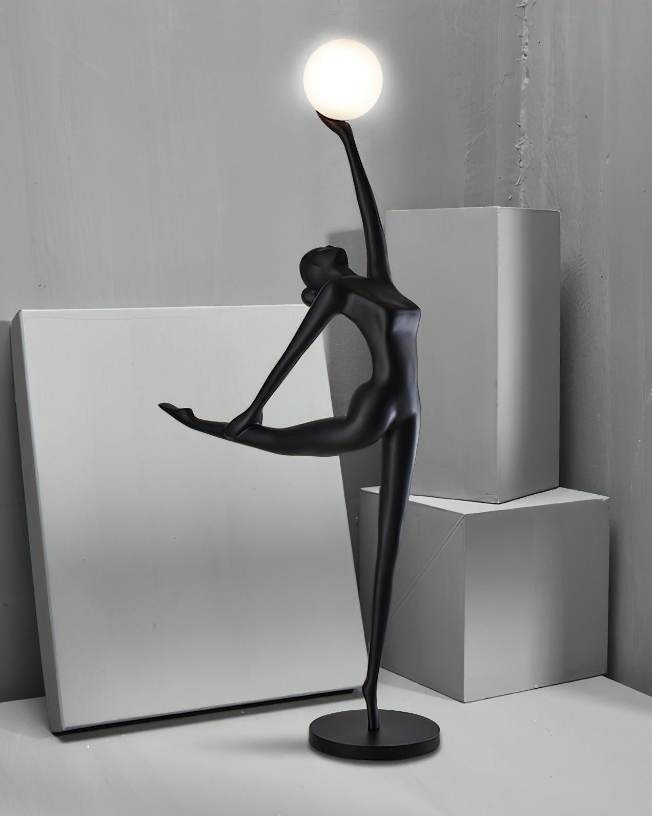 Lyrielle Ballerina Black Floor Lamp-Neutral Decor