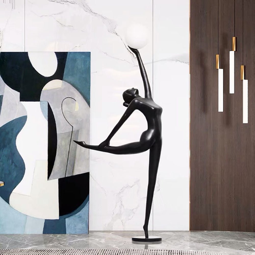 Lyrielle Ballerina Black Floor Lamp-Neutral Decor