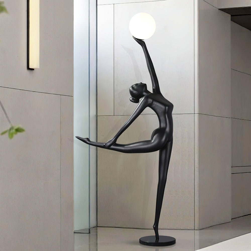 Lyrielle Ballerina Black Floor Lamp-Neutral Decor