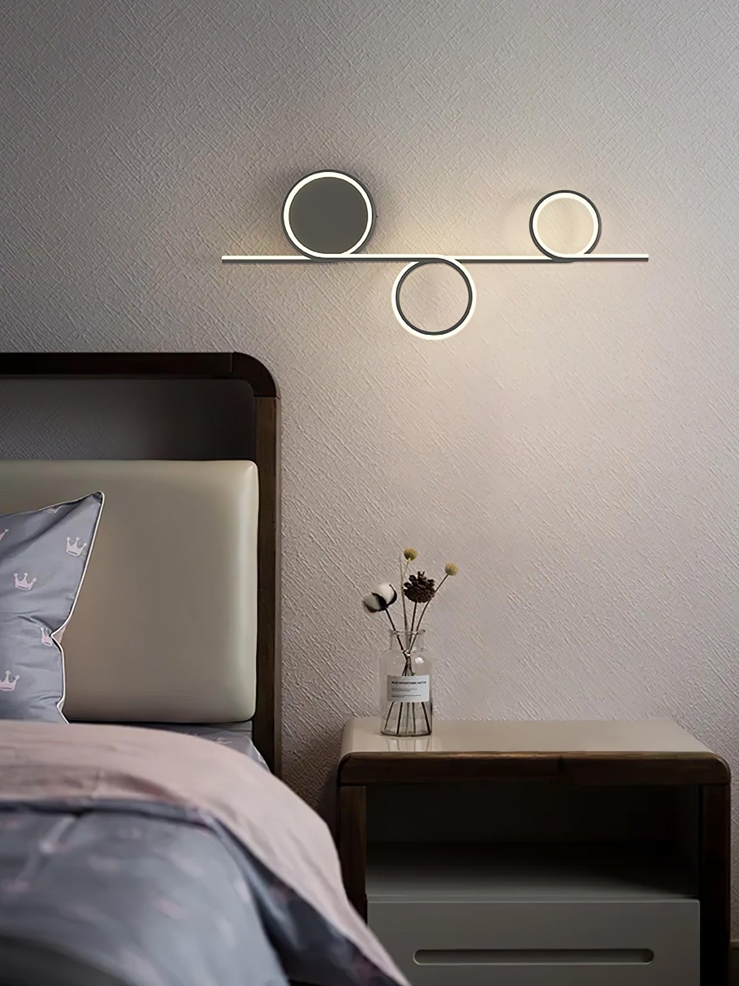 Sominex Geometric Wall Lamp-Neutral Decor