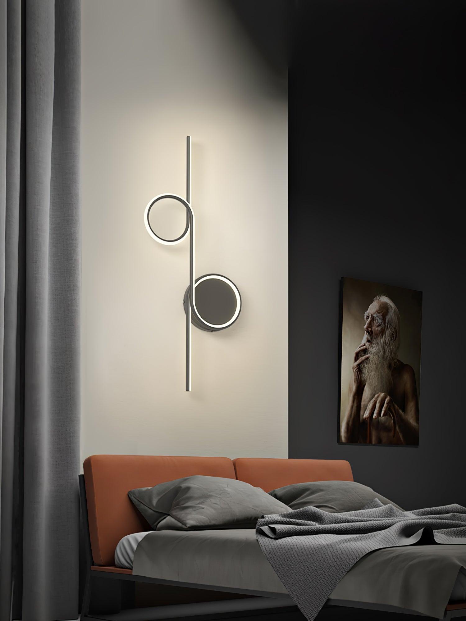 Sominex Geometric Wall Lamp-Neutral Decor