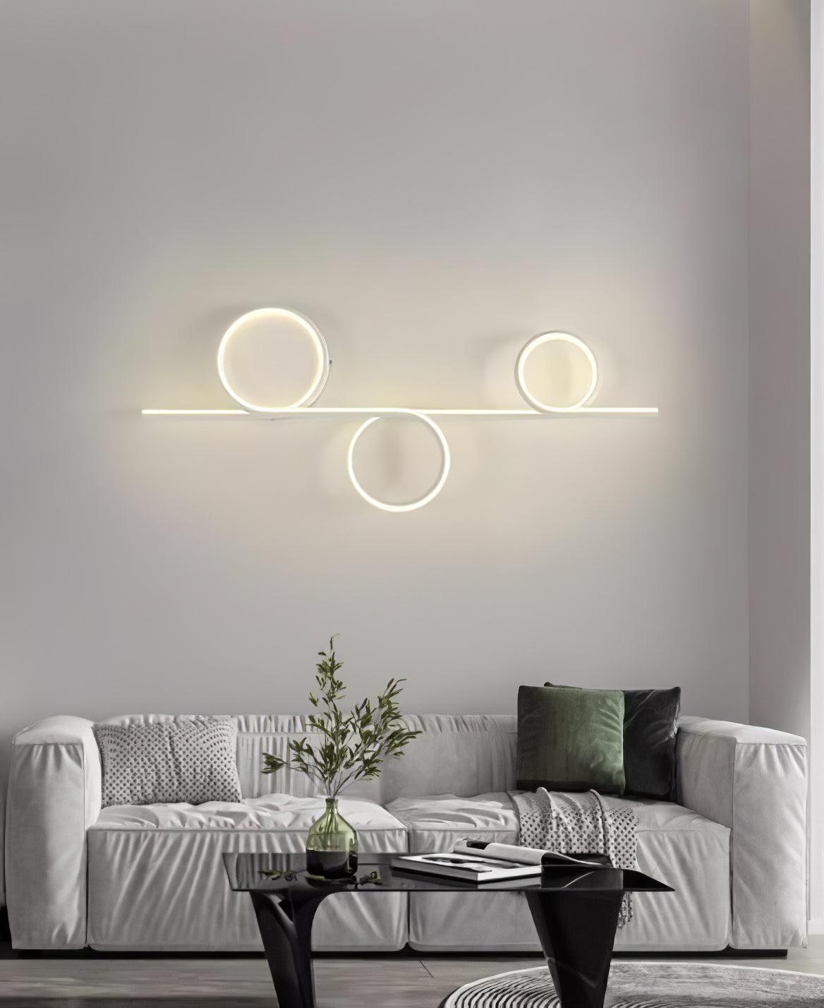 Sominex Geometric Wall Lamp-Neutral Decor