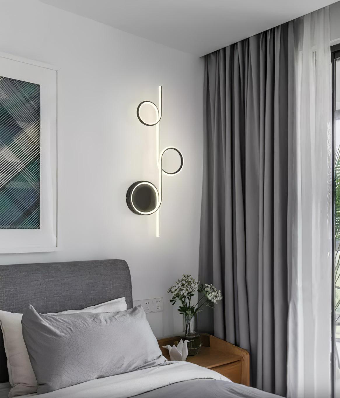 Sominex Geometric Wall Lamp-Neutral Decor