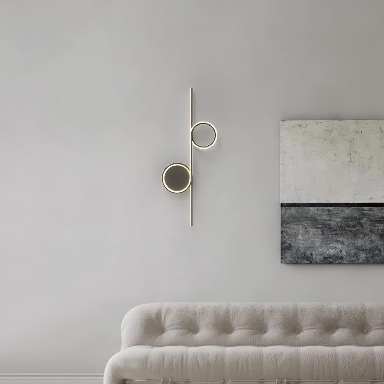 Sominex Geometric Wall Lamp-Neutral Decor