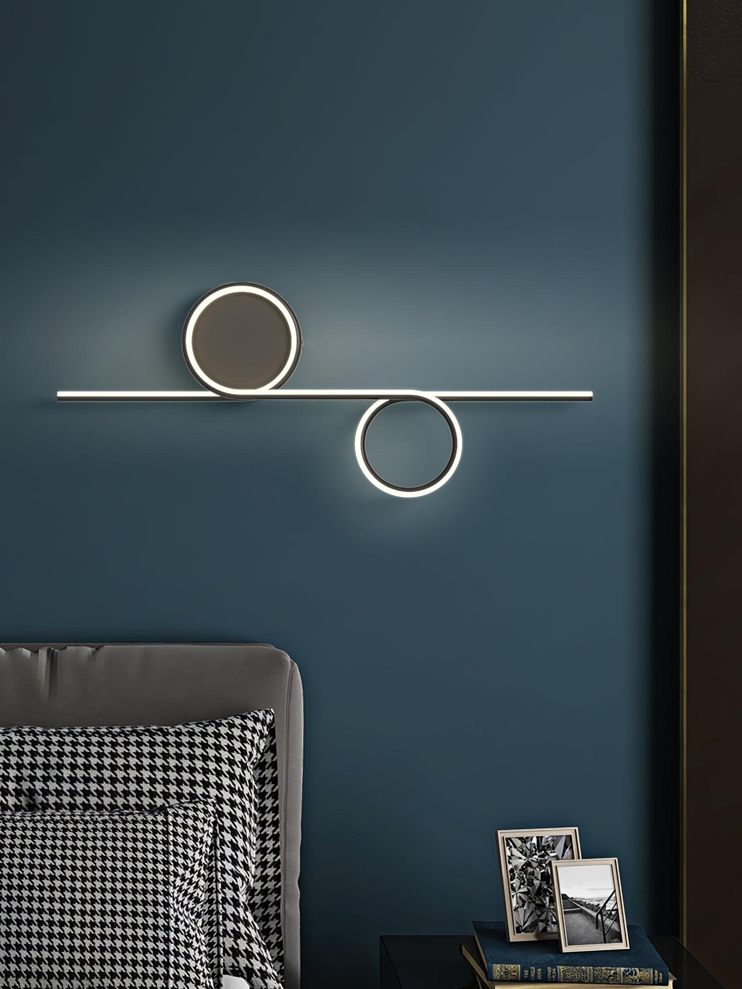 Sominex Geometric Wall Lamp-Neutral Decor