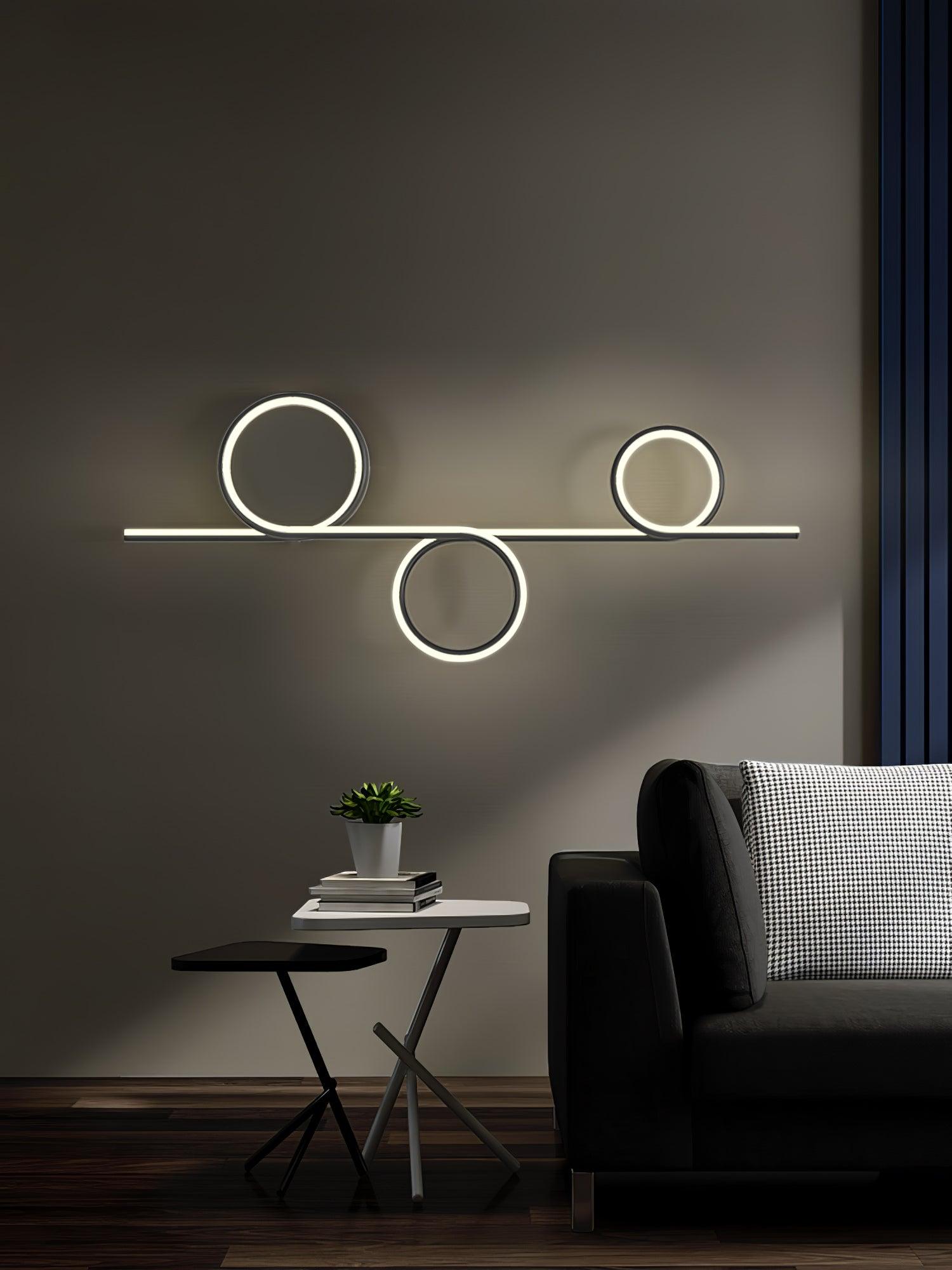 Sominex Geometric Wall Lamp-Neutral Decor