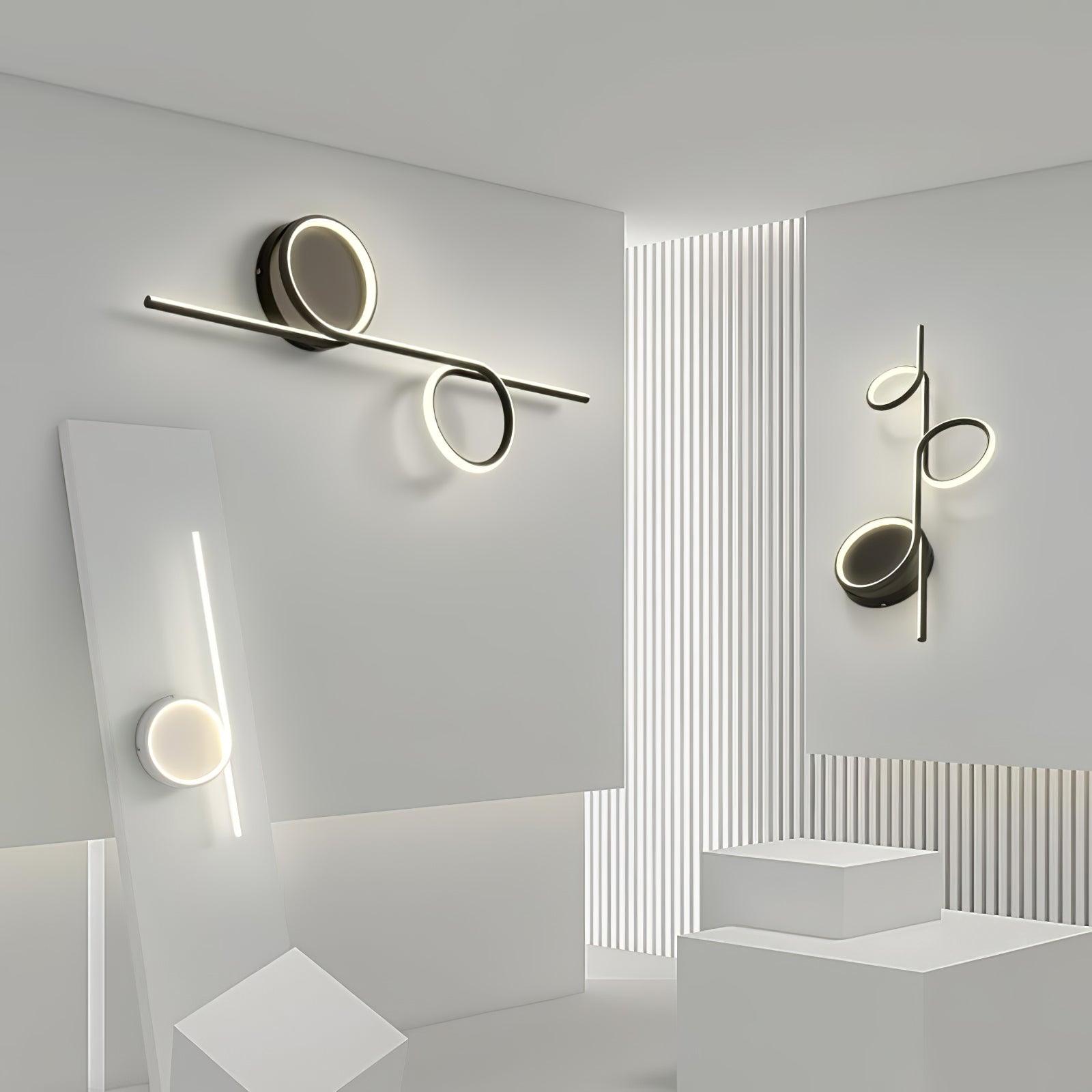 Sominex Geometric Wall Lamp-Neutral Decor