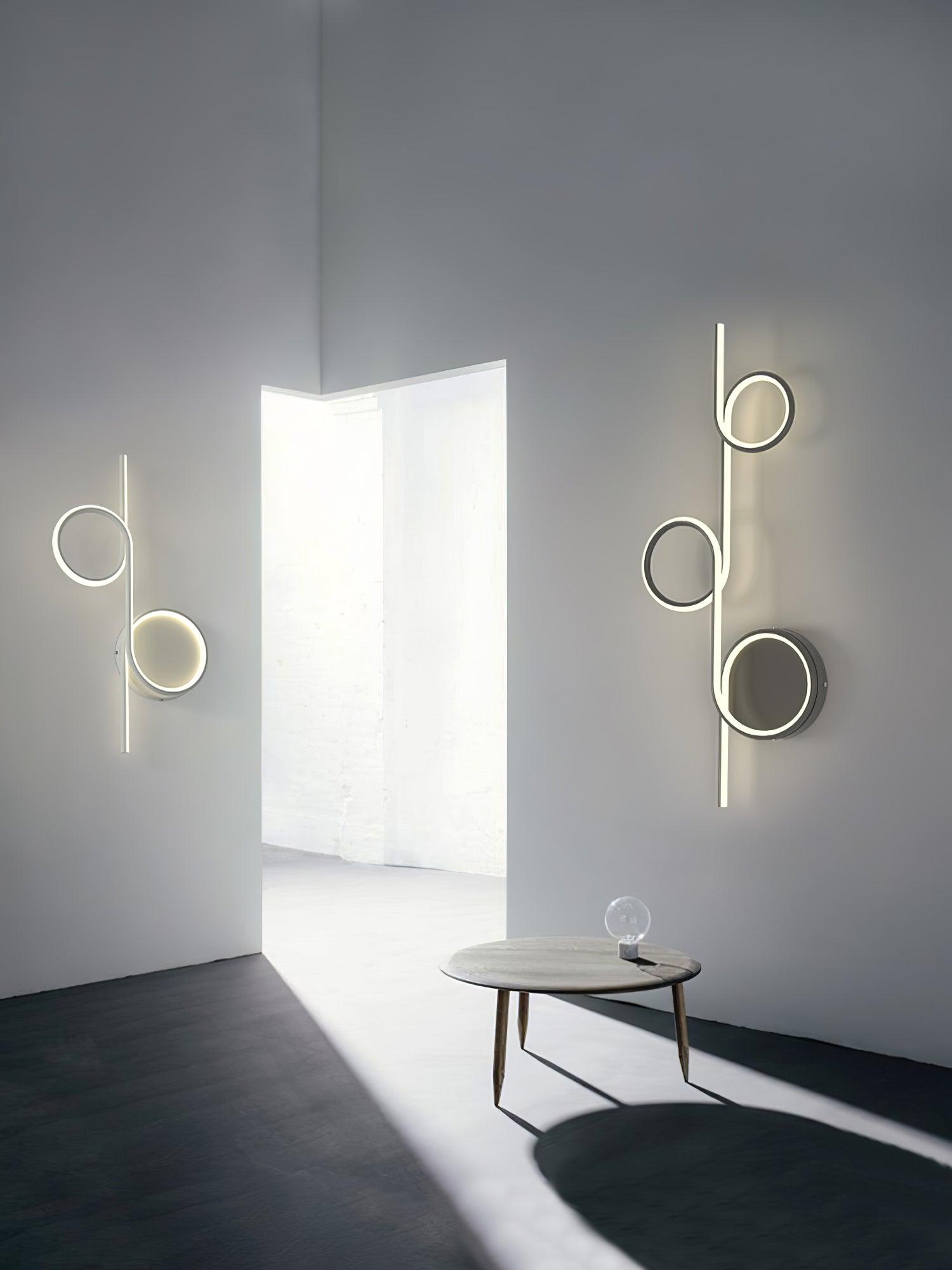 Sominex Geometric Wall Lamp-Neutral Decor