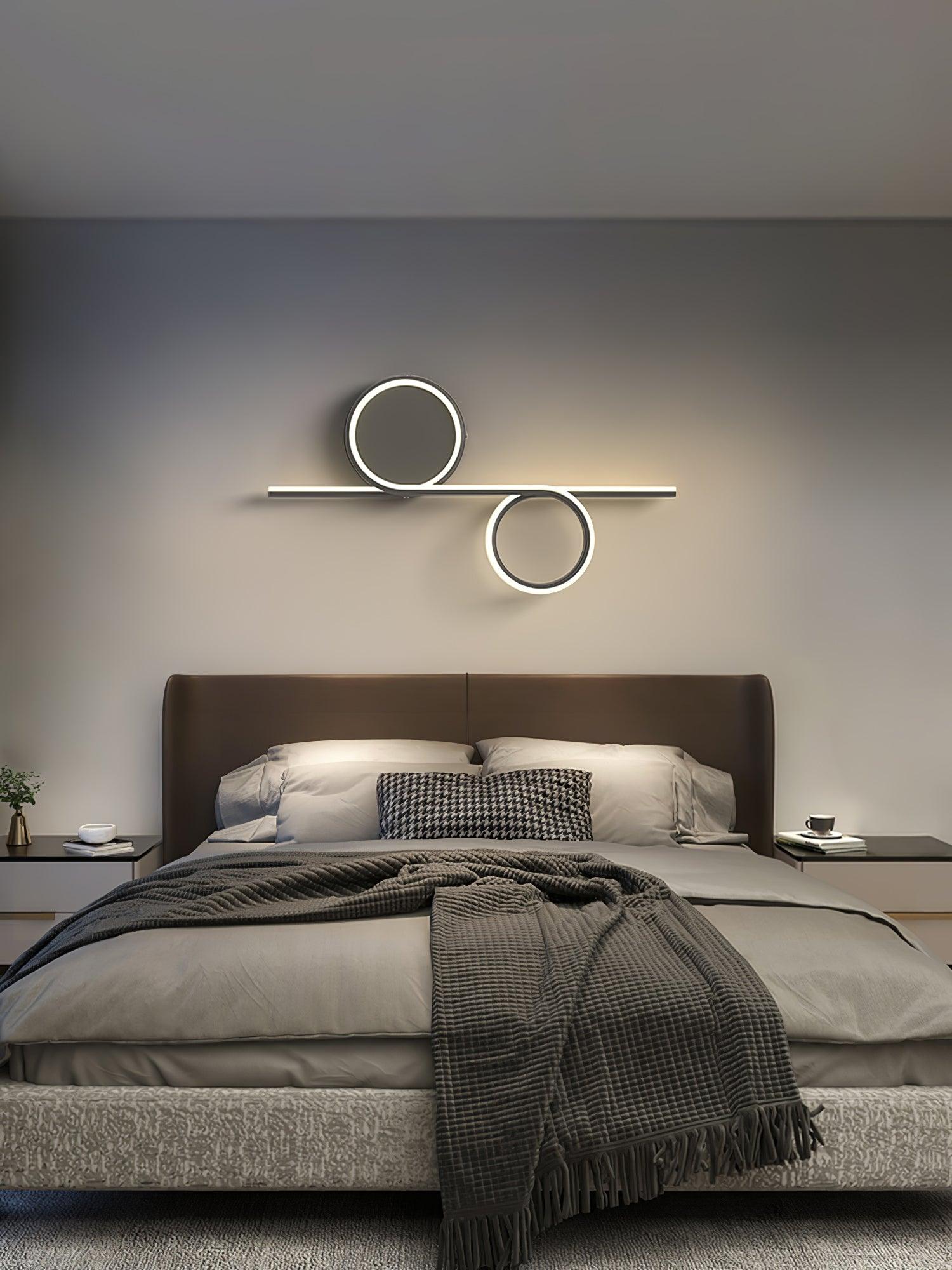 Sominex Geometric Wall Lamp-Neutral Decor