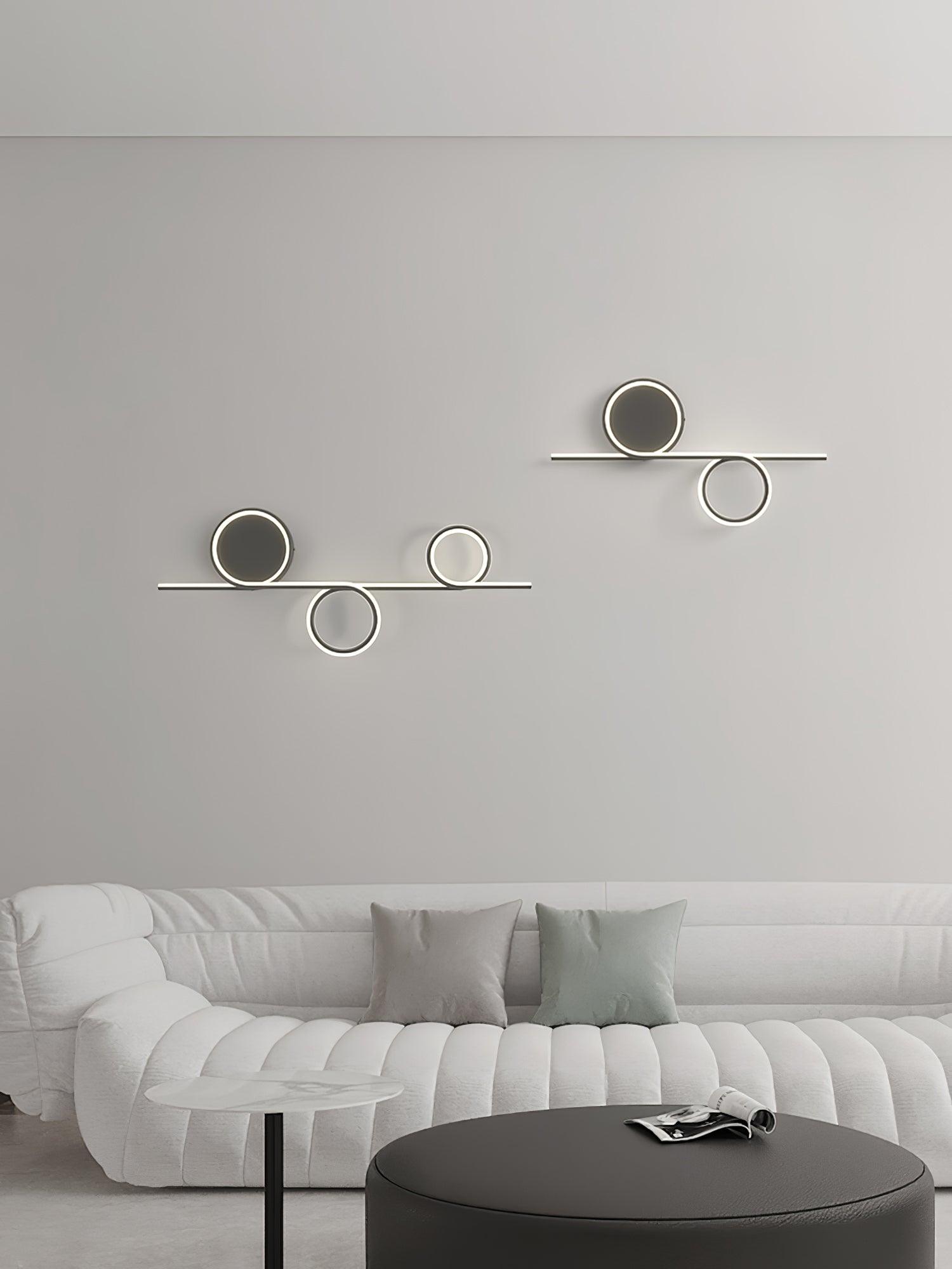 Sominex Geometric Wall Lamp-Neutral Decor