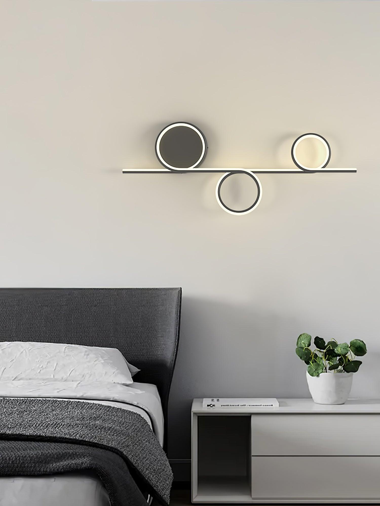 Sominex Geometric Wall Lamp-Neutral Decor