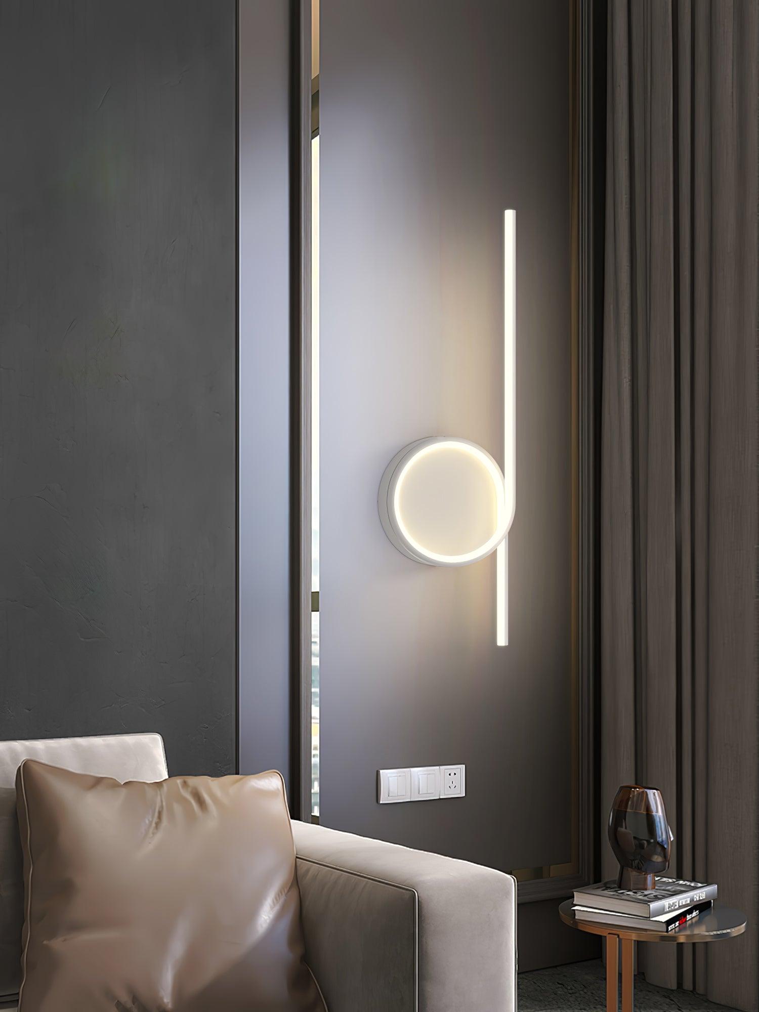 Sominex Geometric Wall Lamp-Neutral Decor