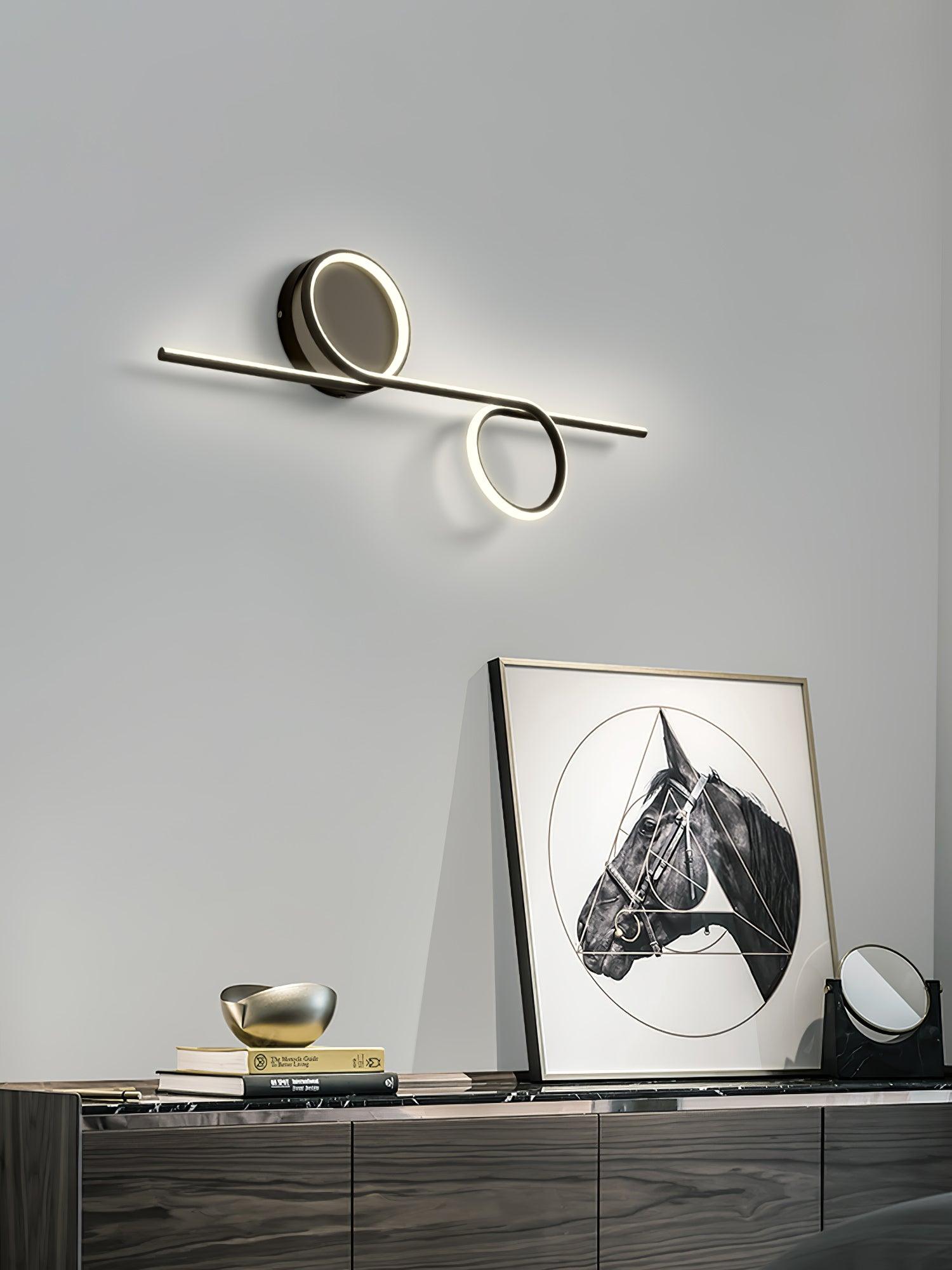 Sominex Geometric Wall Lamp-Neutral Decor